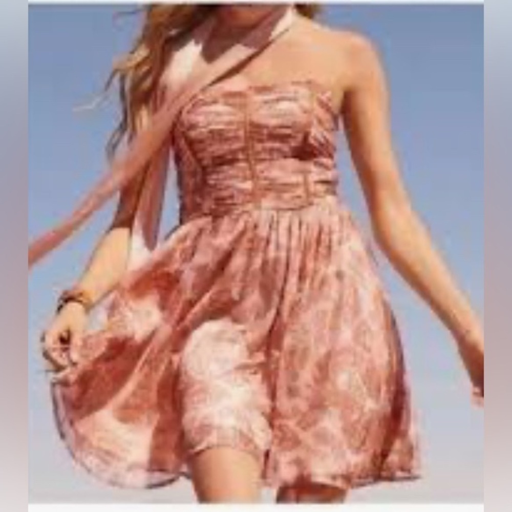 Venus Paisley Convertible Mini Dress #8953 - Picture 2 of 7